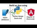 Learn Angular 10 Python Django SQLite by creating a full stack app from scratch