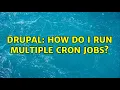 Drupal How do I run multiple cron jobs 2 Solutions