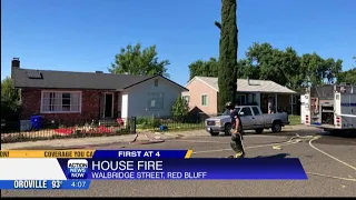 Red Bluff firefighters contain residential structure fire