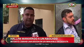 Hallan maniatado a un abogado tras intentar cobrar una deuda