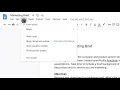 How to Create an outline in Google Docs using Google Workspace for business