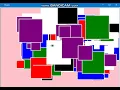 Make a Mondrian art by PYTHON IMPORT TURTLE