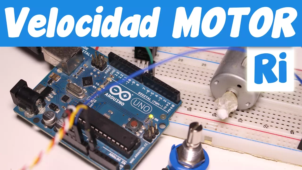 Controlar VELOCIDAD Motor Corriente Continua