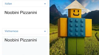Noobini Pizzanini in different languages meme | Part 2