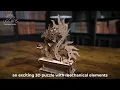 Ugears Australia Wood Dragon Unbox me Assemble me The Ancient Good Luck Charm