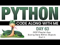 Python Code With Me - Day 63 OOP Playlist App