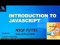INTRODUCTION TO JAVASCRIPT NSQF CLASS XII 803
