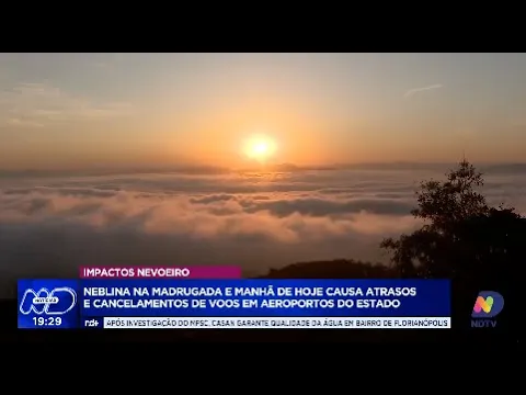 Nevoeiro causa cancelamentos e atrasos em voos nos aeroportos do estado