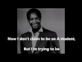 Download Lagu Wonderful World  SAM COOKE (with lyrics)