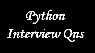 1 Python Interview Questions Data Type Case Sensitive Indentation