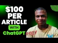 How to Write And Get PAID 100 Per Article on Listverse In 2024 With ChatGPT
