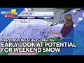 Frigid this weekend with a snowstorm possible
