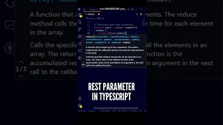TypeScript Function with Rest Parameters