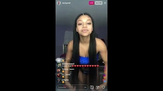 Curlyy Red on Instagram Live in Braw and P4nties Twerking