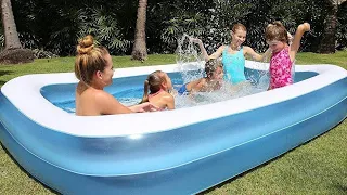 Bestway H2OGO Rectangular Inflatable Set 10ft x 22in Above Ground Pool hydropureconsultants3865