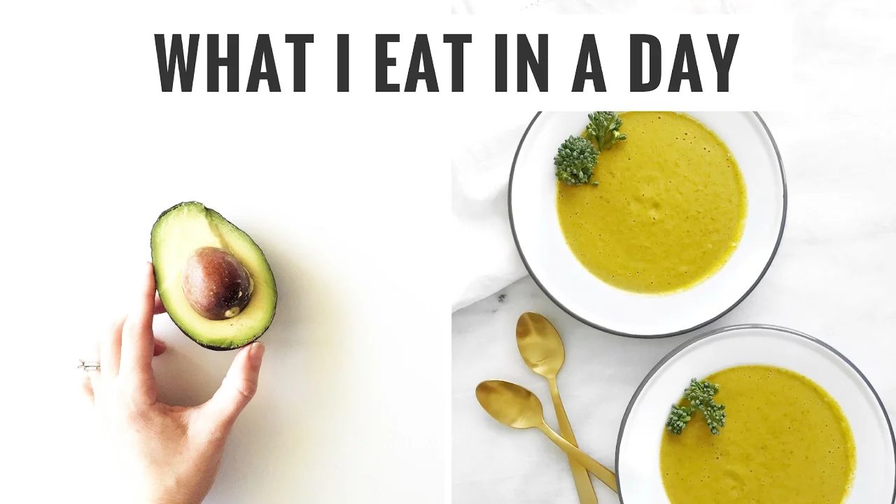 #5 What I Eat In A Day   Lots of Veggies, Snacks & Golden Milk   Healthy Grocery Girl