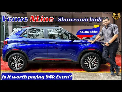 Hyundai Venue NLine N8 2022 Detailed Review in Hindi - Is it worth paying 94K For Minor Tweaks?