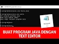 BELAJAR JAVA Cara Membuat Program Java Sederhana dengan Text Editor