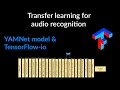 Transfer Learning using Yamnet and tenosrflow-io for recognition