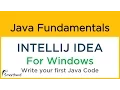 How to run your First Java code on Windows INTELLIJ IDEA Java Tutorial 2