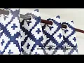 Navy Blue White Blackout Curtains Insulated Drapes Anady Top