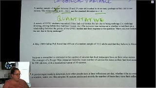 Categorical vs Quantitative