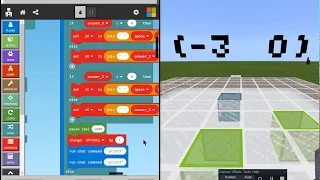 Coordinates Tutor in MakeCode for Minecraft