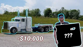 SPENDING 10 000 on my Custom PETERBILT 379 INTERIOR Trailer Build Begins