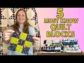 5 Must Know Quilt Blocks for Beginners Quilting Tutorial