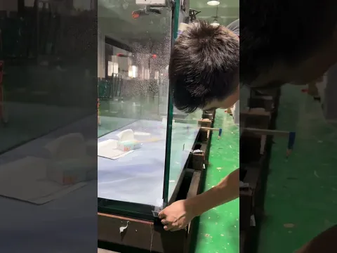 First, apply sealant and align the panels for assembly #aquascapegallery #aquarium #aquascapegallery