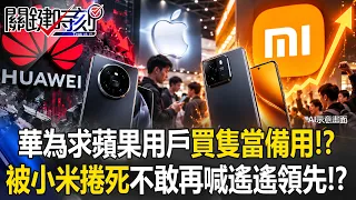 華為求蘋果用戶「買隻當備用」！？ 被小米捲下「國產第一」不敢再喊遙遙領先！？【關鍵時刻】20260908-4張炤和