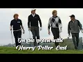 Harry Potter On the Green with James Oliver Phelps Rupert Grint and Tom Felton