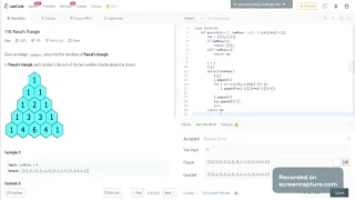 Pascal s Triangle 118 LeetCode Solution in Python
