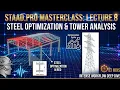 STAAD Pro Steel Optimization Transmission Tower Analysis Lecture 8