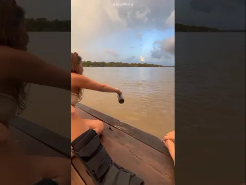 Sea Monster Was Secretly Hiding In The  River?! 😳