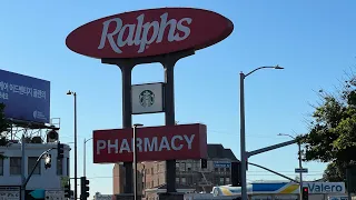 Ralphs grocery store with Pharmacy inside at Vermont Avenue Los Angeles CA