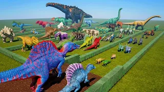 Giga-Spino Strength Experiment | ARK Dino Comparison