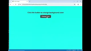 Background Color Changer Using HTML CSS JavaScript Fun Coding Project
