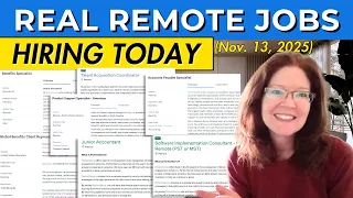 7 REAL And Entry Level Remote Jobs NOW HIRING