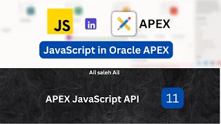 JavaScript in Oracle APEX Oracle APEX JavaScript API 11 English subtitles