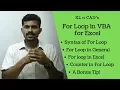 How to use For Loop in VBA for Excel 9 Examples