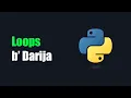 Python b darija man zero Loops