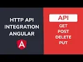 API integration in angular with http