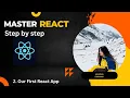 Creating our first React app using Create-react-app React Folder Structure Complete course