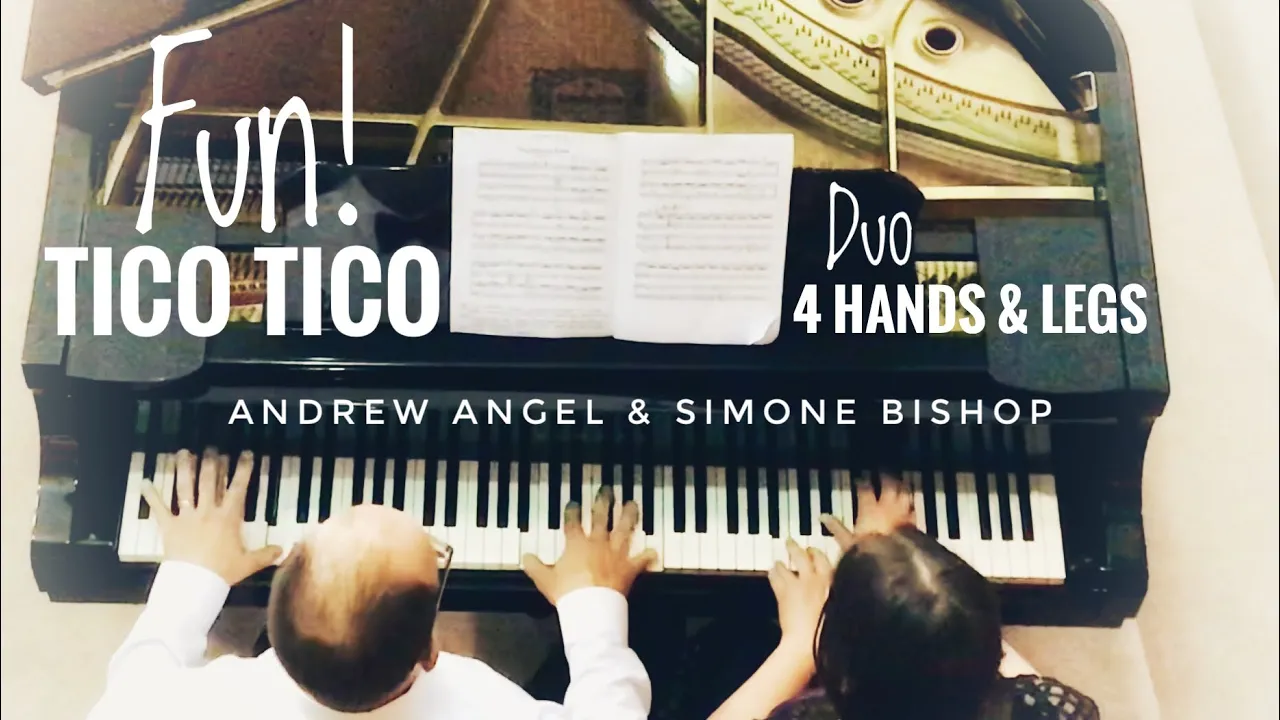 Fun ”Tico-Tico no fubá” piano duo 4 hands (+ legs!) - Andrew Angel & Simone Bishop Fun ”Tico-Tico no fubá” piano duo 4 hands (+ legs!) - Andrew Angel & Simone Bishop