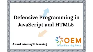 Defensive Programming Training Opleiding Cursus JavaScript HTML5 Mastery