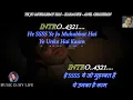 Download Lagu Ye Jo Mohabbat Hai Karaoke With Scrolling Lyrics Eng. \u0026 हिंदी