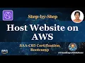 How to host a Website on AWS Amazon S3 Amazon CloudFront - Hands-On Demo SAA-C03 Module 7 10
