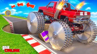 ОТКРЫЛ 1 ЛАКИ БЛОК И ВЫБИЛ ЭТУ ТАЧКУ! КТО ПЕРЕПРЫГНЕТ ОГРОМНУЮ ЯМУ! ЭКСПЕРИМЕНТЫ ГТА 5