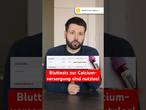 Calcium-Bluttests zur Statusbestimmung sind Geldverschwendung! 💶❌